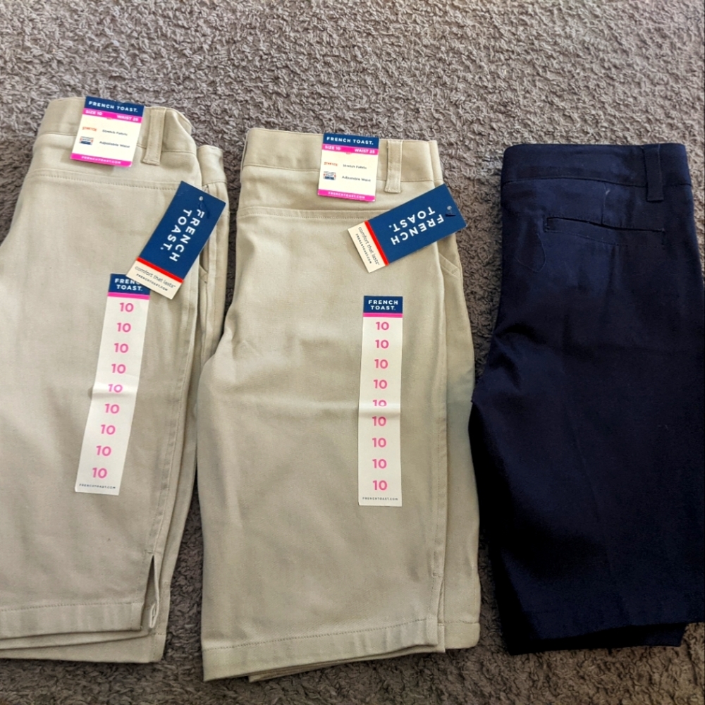 French Toast girls uniform short lot $30 for all 3